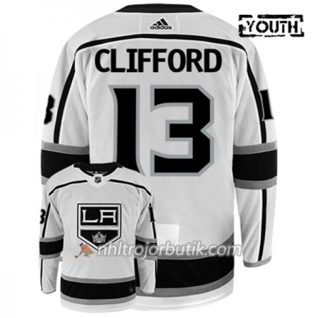 Barn Ishockey Los Angeles Kings Tröja KYLE CLIFFORD 13 Adidas Vit Authentic Barn Ishockey Los Angeles Kings Tröja KYLE CLIFFORD 13 Adidas Vit Authentic
